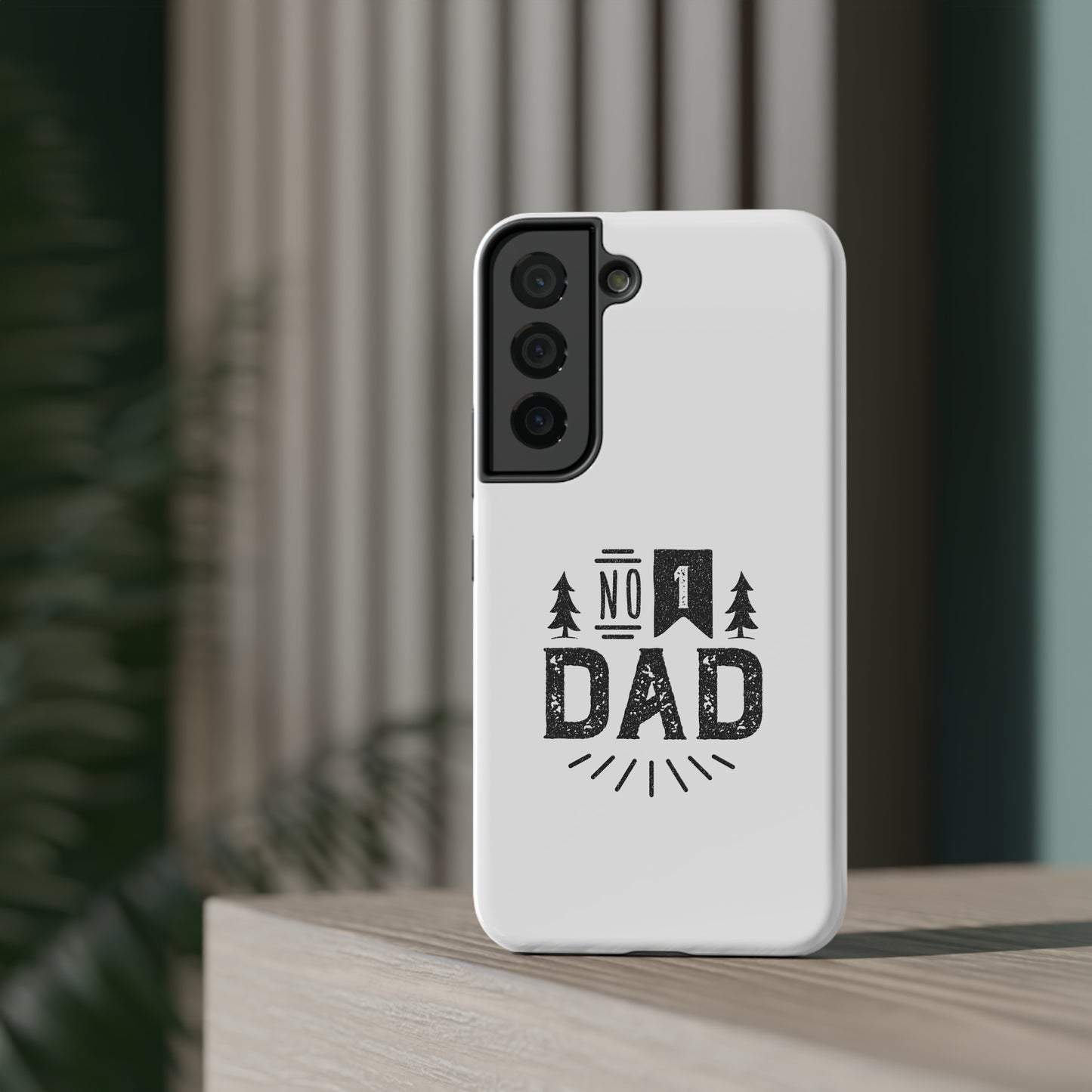 No. 1 Dad Phone Case - White
