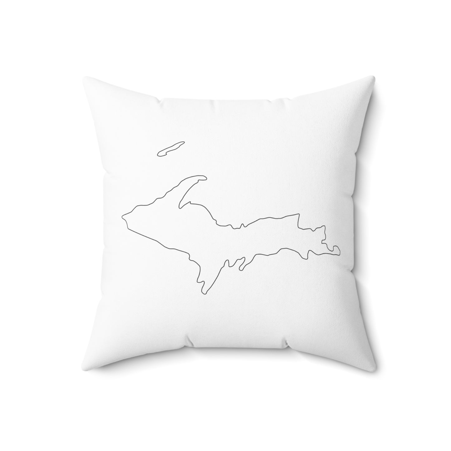 Two-sided Michigan Peninsulas Square Pillow