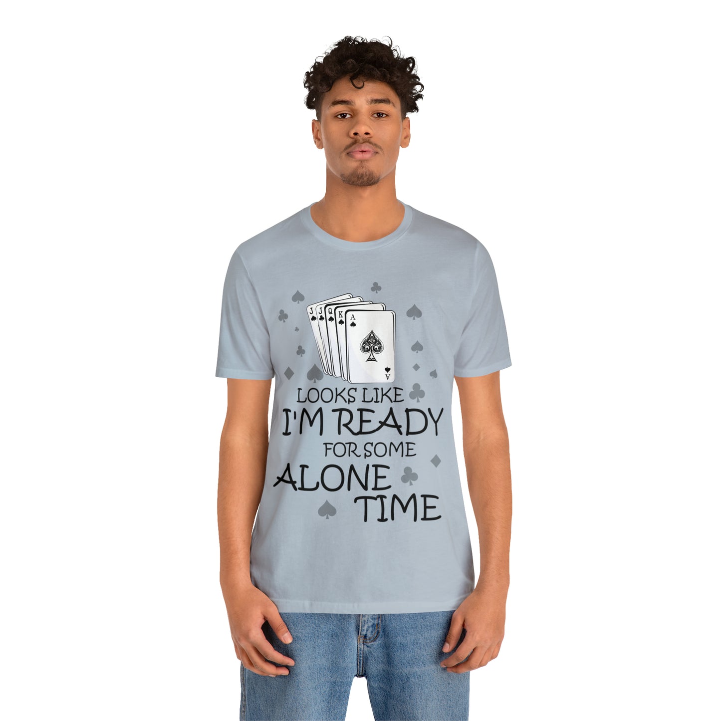 "Alone Time" Euchre Short Sleeve Tee