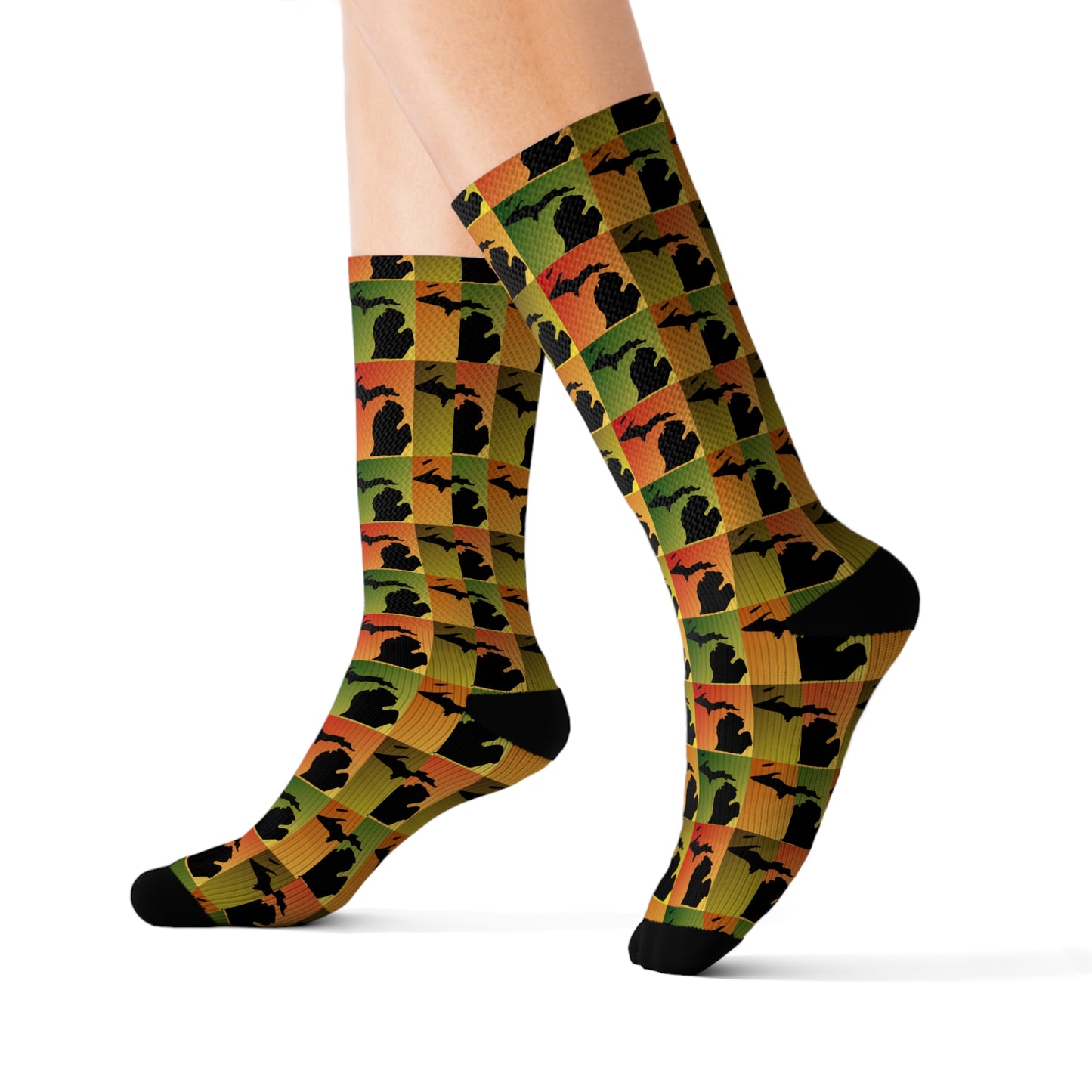 Michigan Fall Color Socks