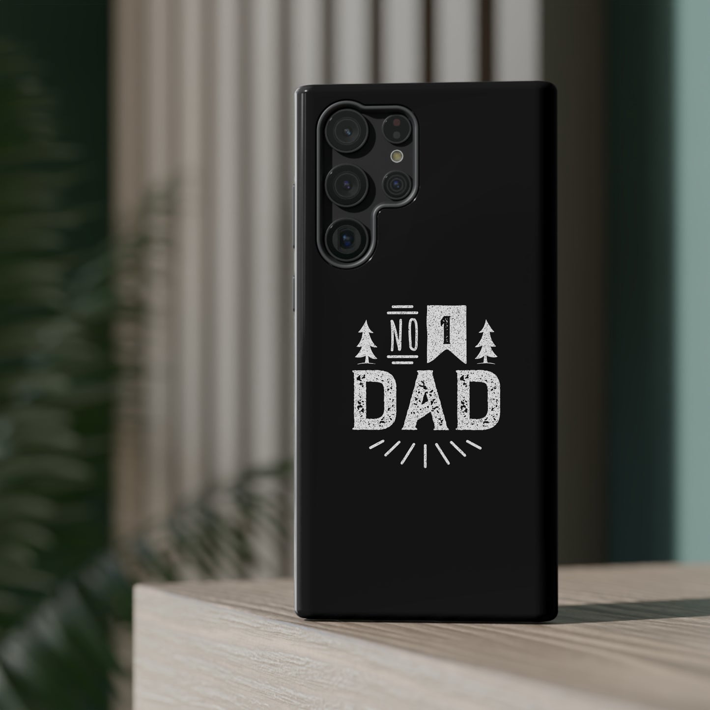 No. 1 Dad Phone Case - Black