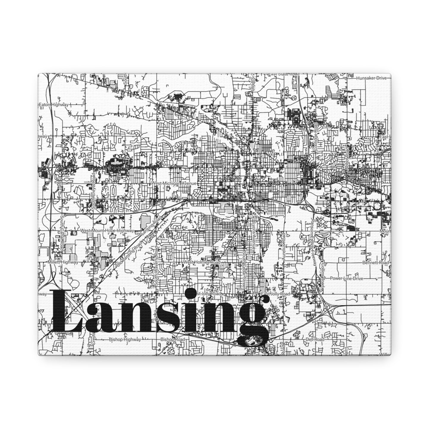 Lansing (City) Canvas