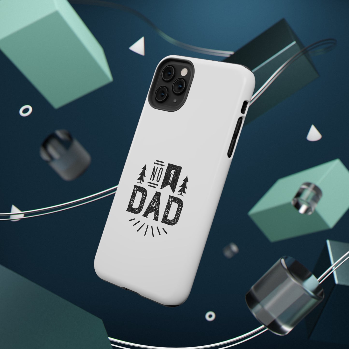 No. 1 Dad Phone Case - White