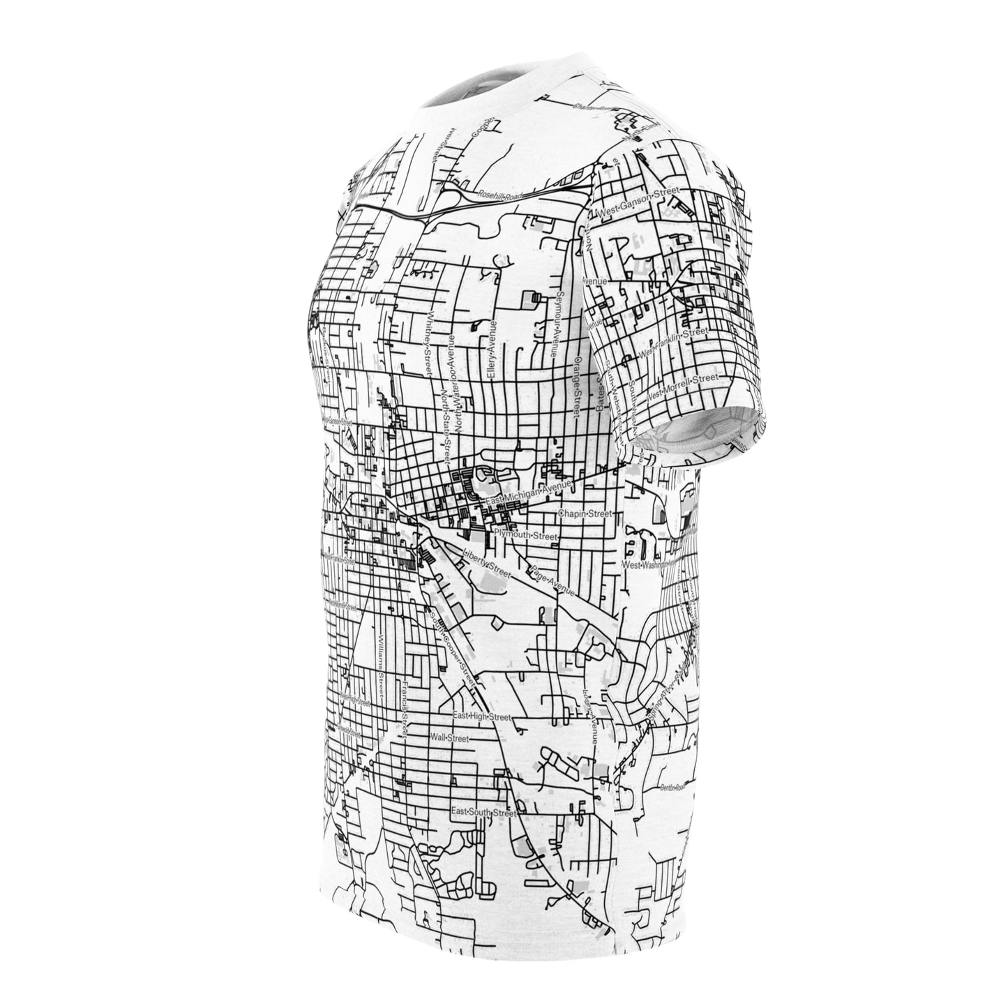 Jackson (City) Map Tee