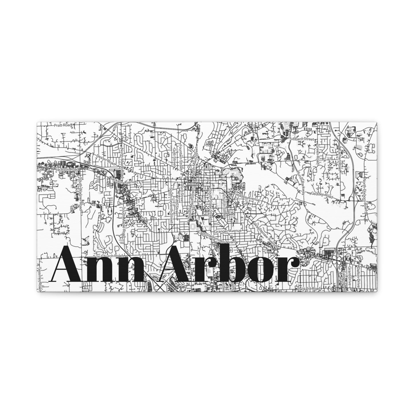 Ann Arbor (City) Canvas