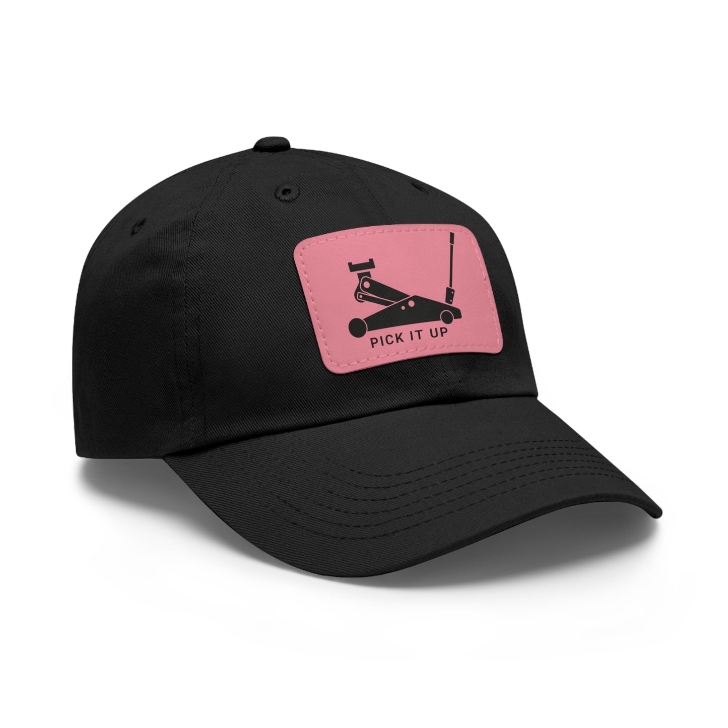 "Pick it up" Dad Hat with Leather Patch