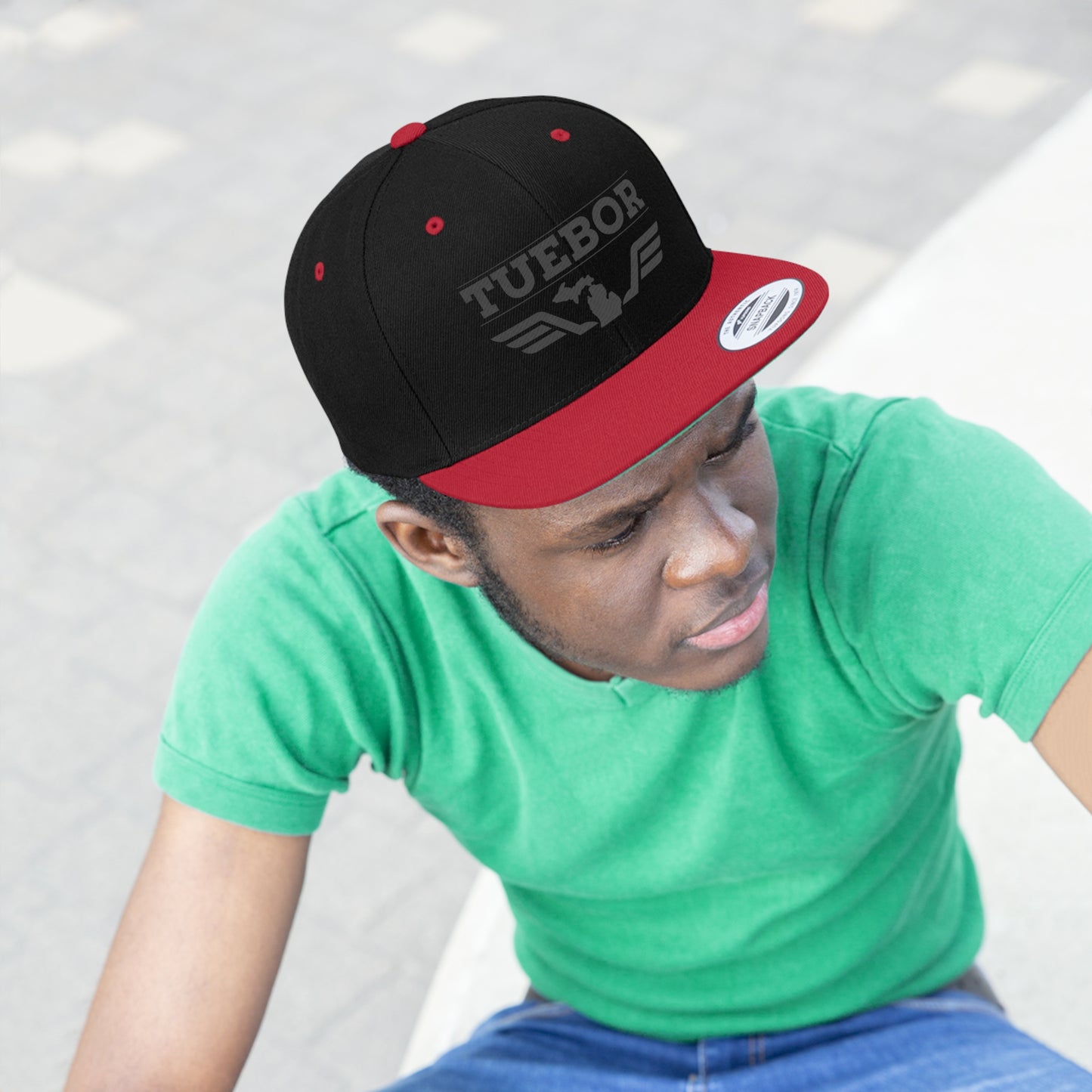"Tuebor" Unisex Flat Bill Hat