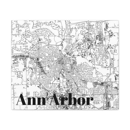 Ann Arbor (City) Canvas