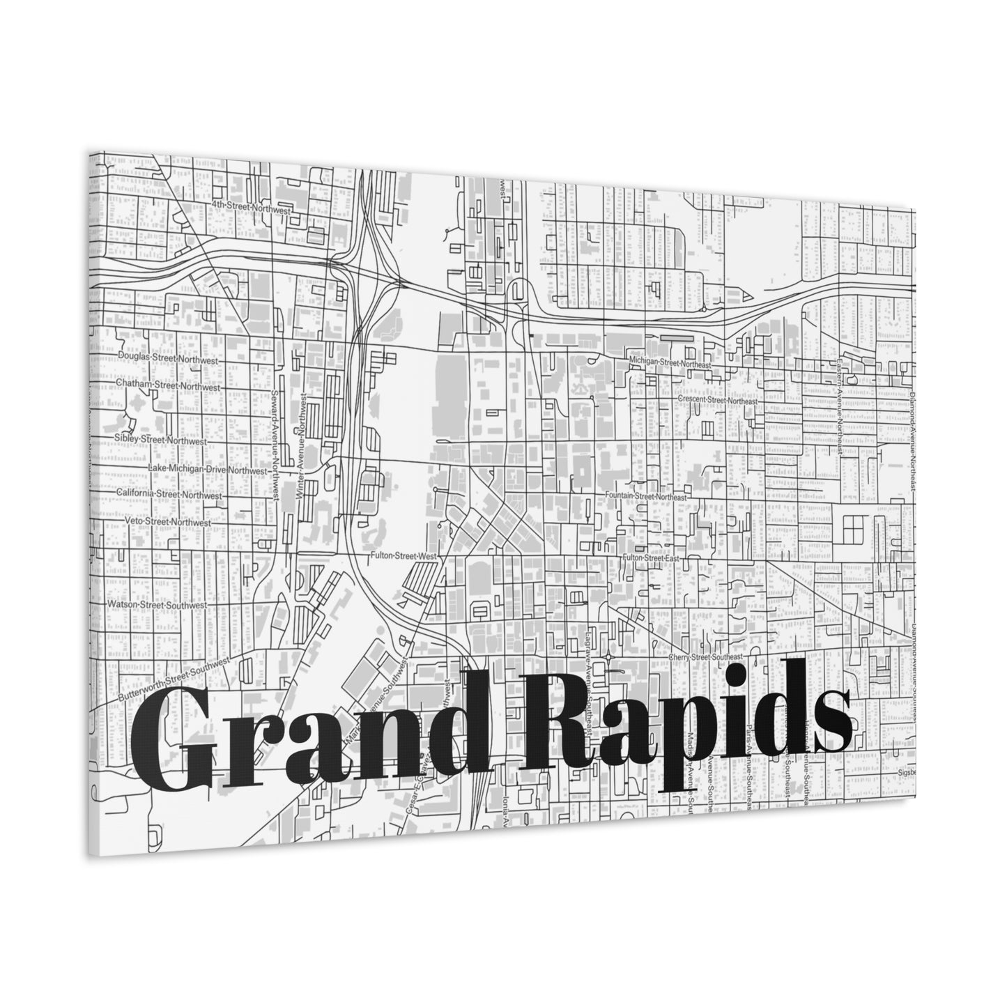 Grand Rapids (Downtown) Canvas