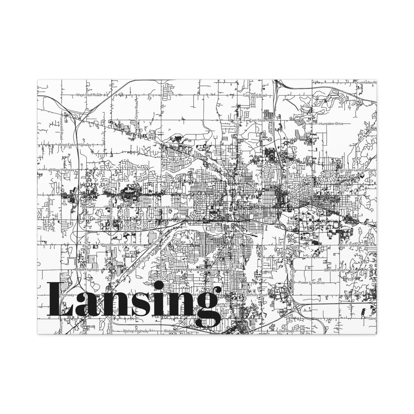 Lansing (City) Canvas