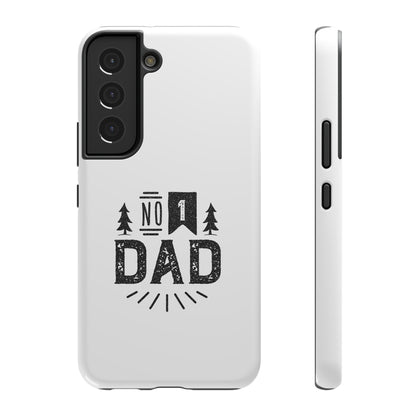 No. 1 Dad Phone Case - White