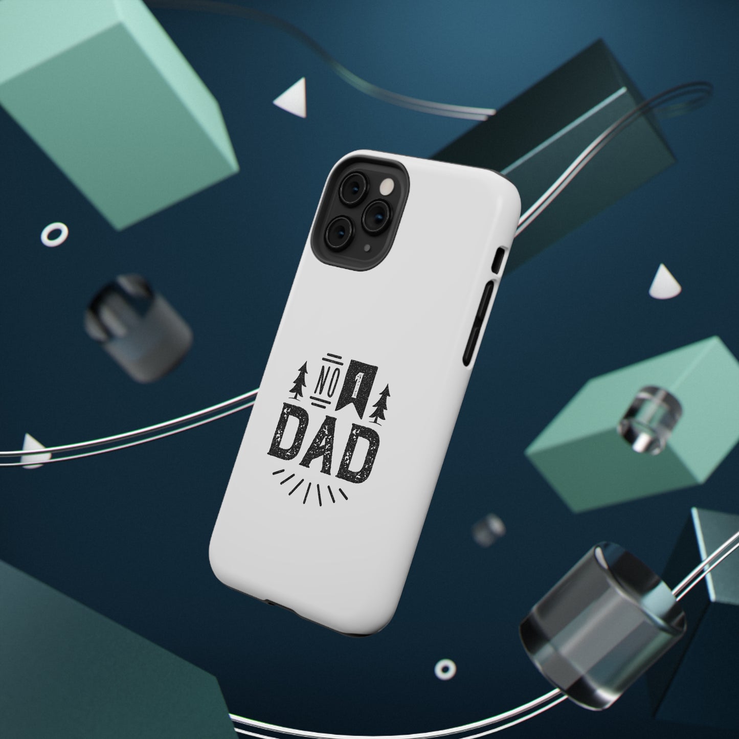 No. 1 Dad Phone Case - White