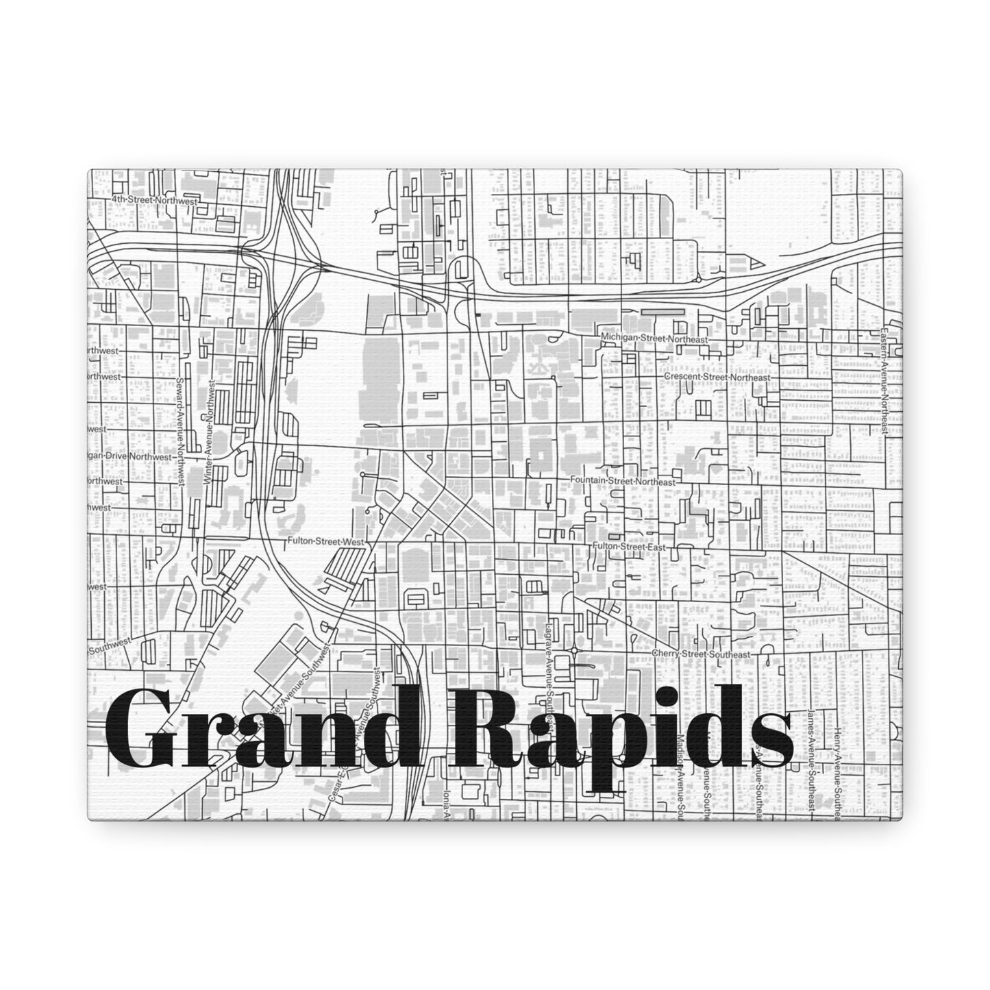 Grand Rapids (Downtown) Canvas