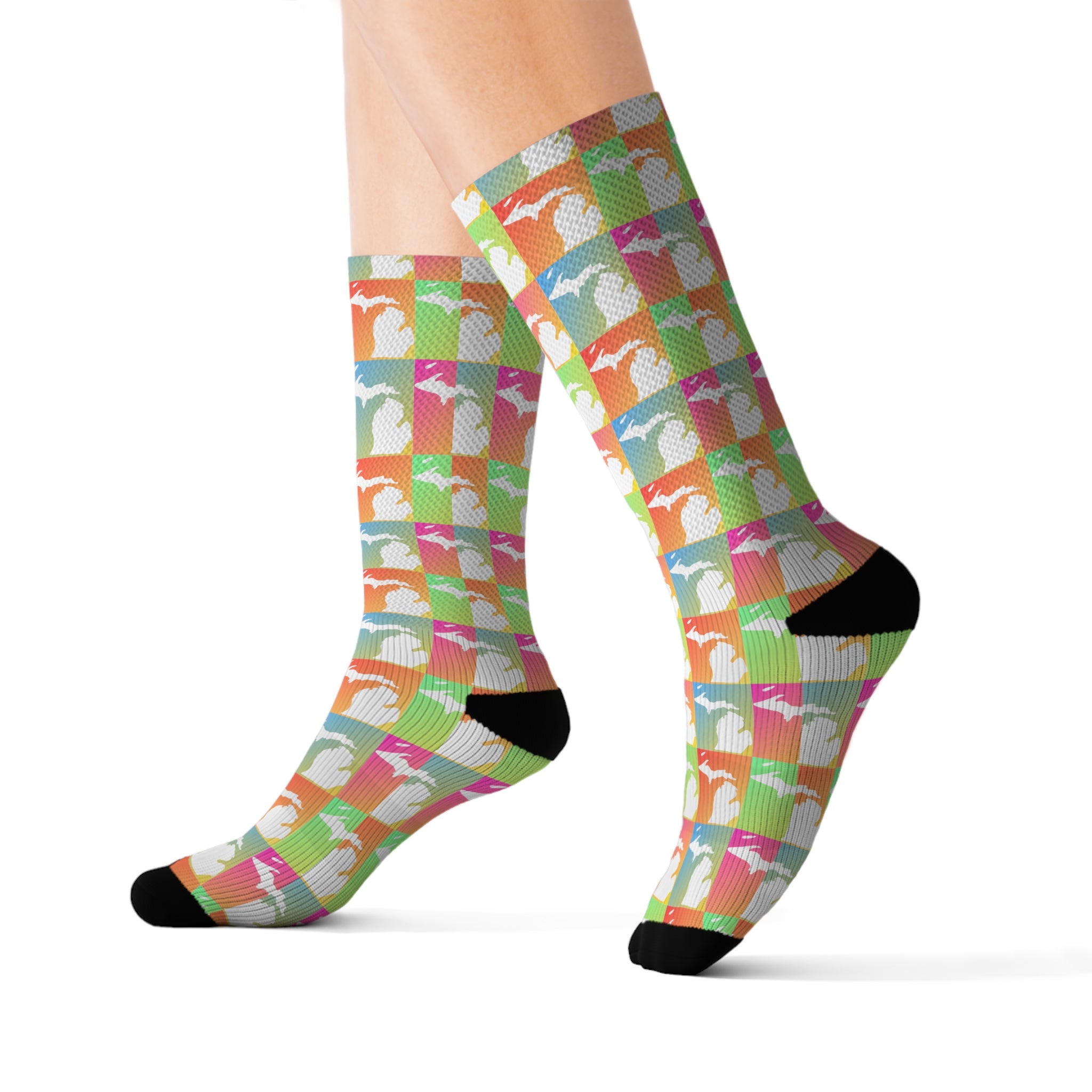 Michigan Tech Socks Michigan Summer Color Socks – Celegreat
