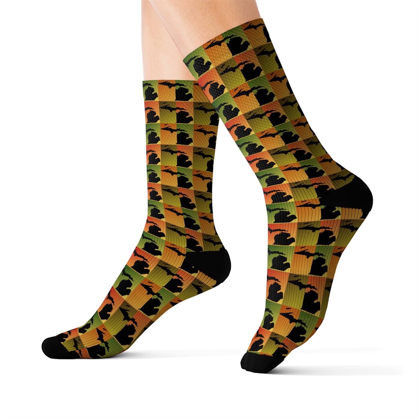 Michigan Fall Color Socks