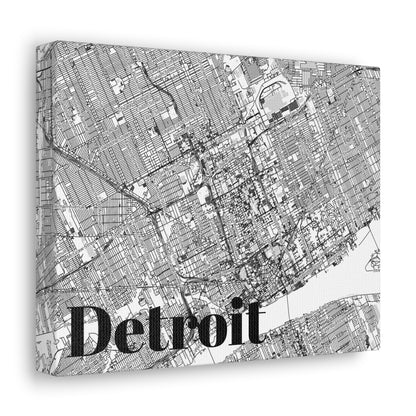 Detroit (City) Canvas