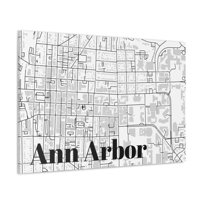 Ann Arbor (Downtown) Canvas