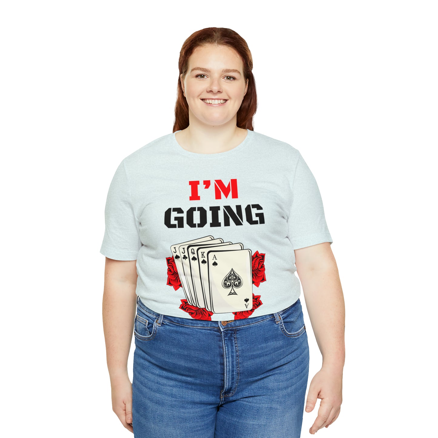 "I'm Going Alone" Euchre Short Sleeve Tee