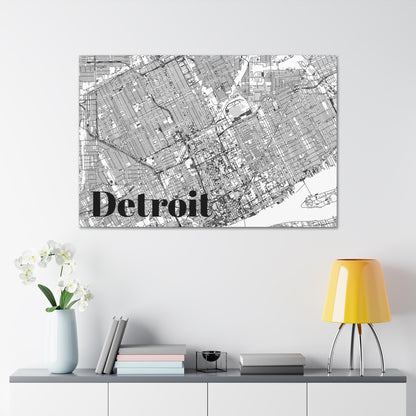 Detroit (City) Canvas