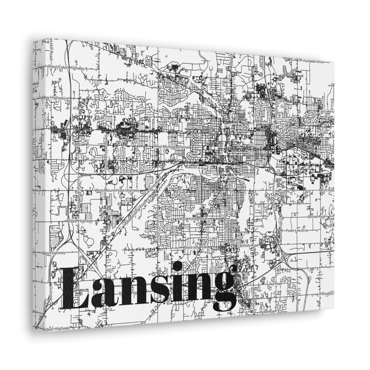 Lansing (City) Canvas