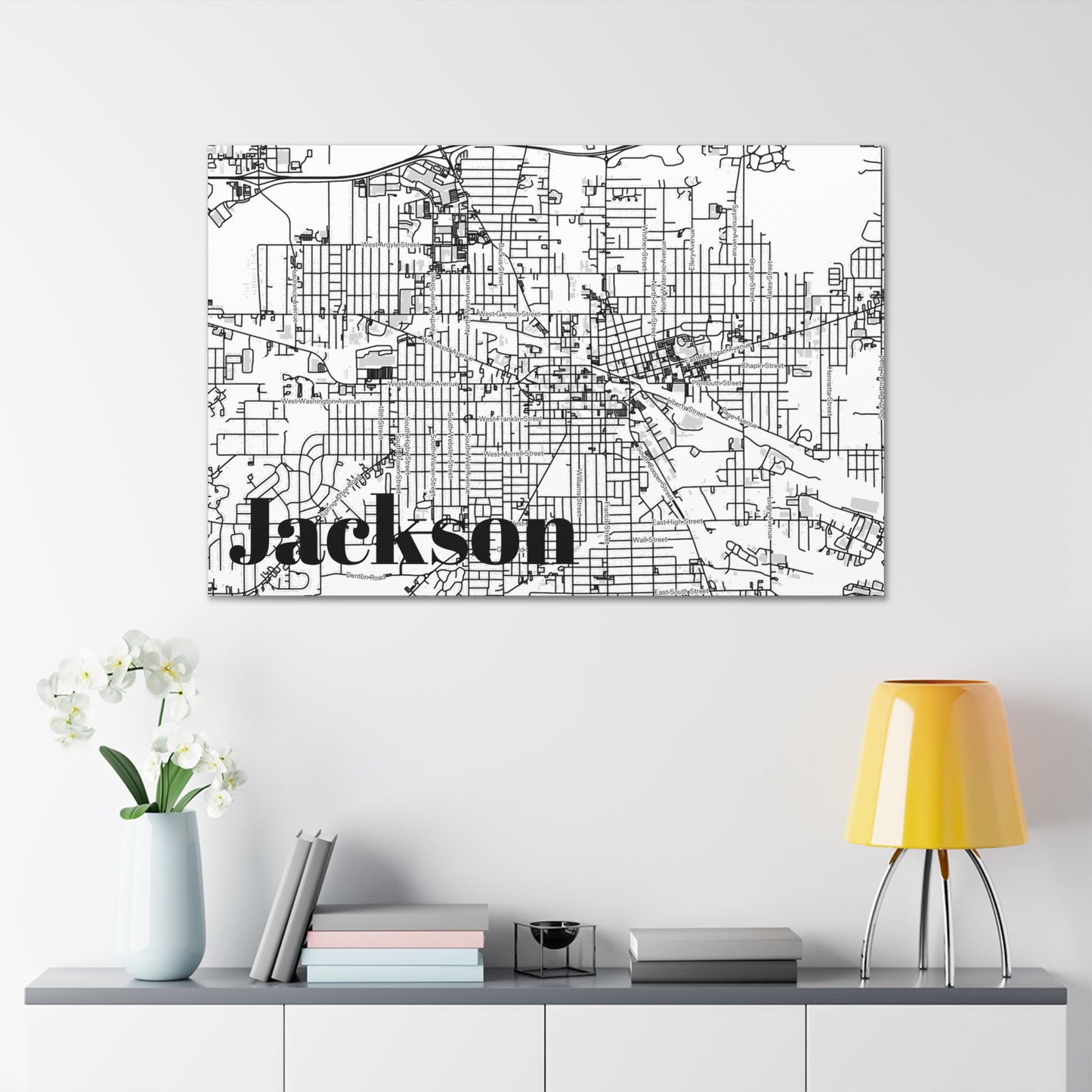 Jackson (City) Canvas