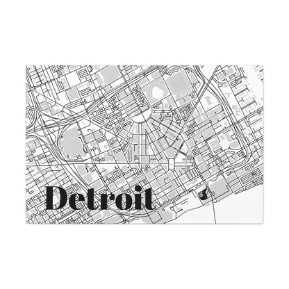 Detroit (Downtown) Canvas