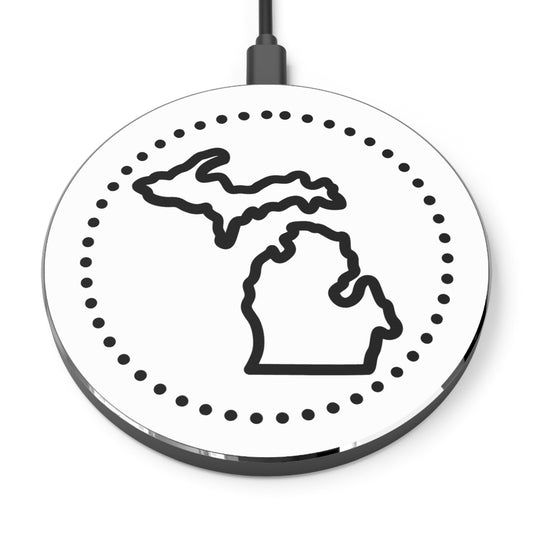 Michigan - Wireless Charger - Black/White