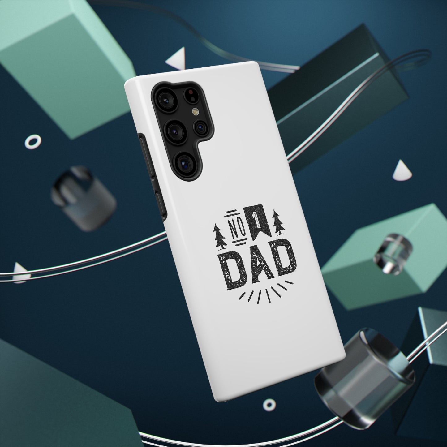 No. 1 Dad Phone Case - White