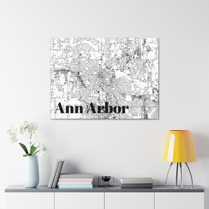 Ann Arbor (City) Canvas