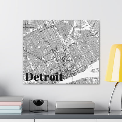 Detroit (City) Canvas