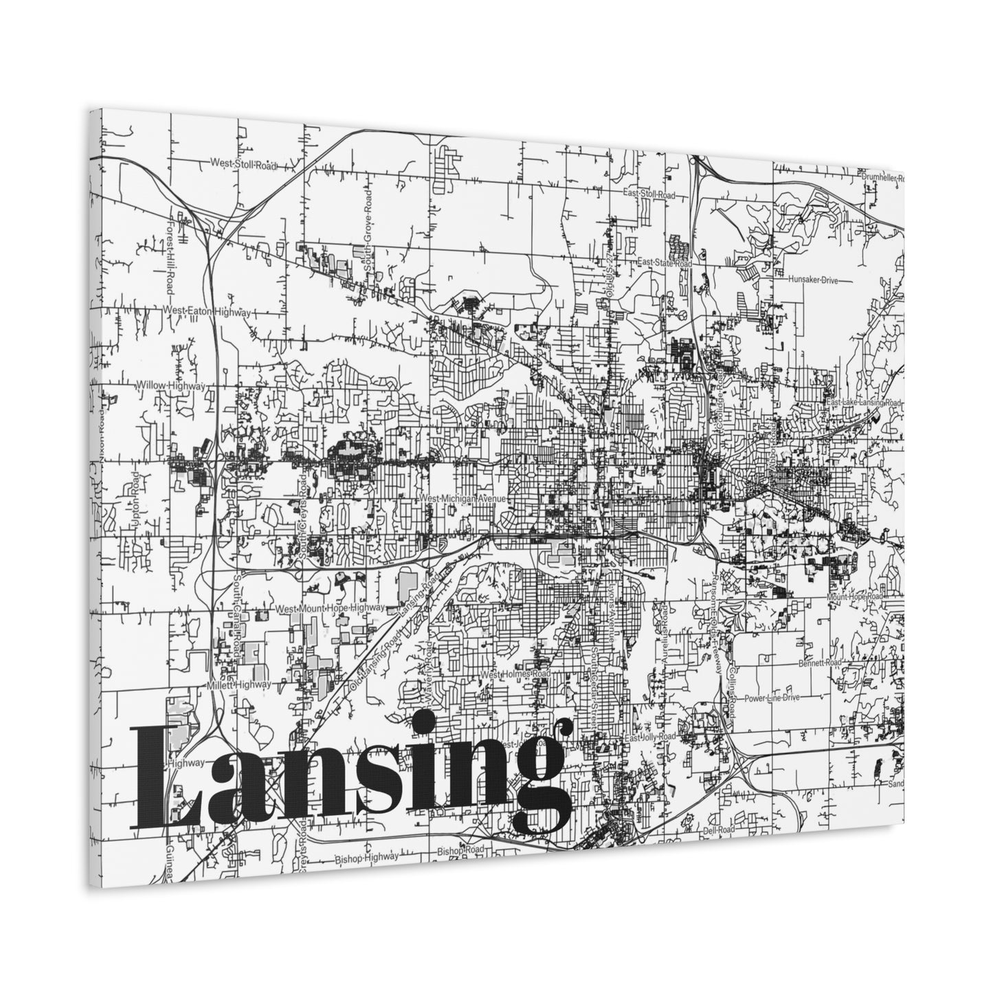 Lansing (City) Canvas