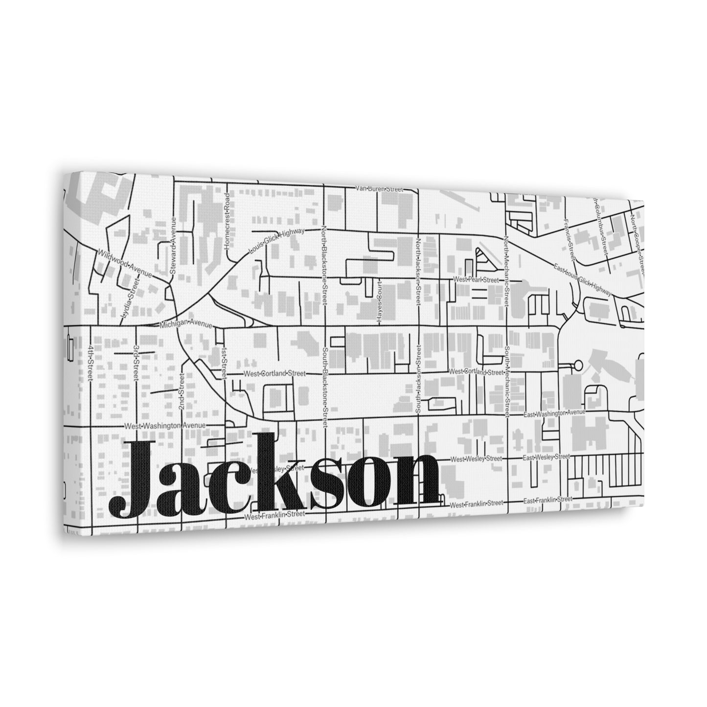 Jackson (Downtown) Canvas