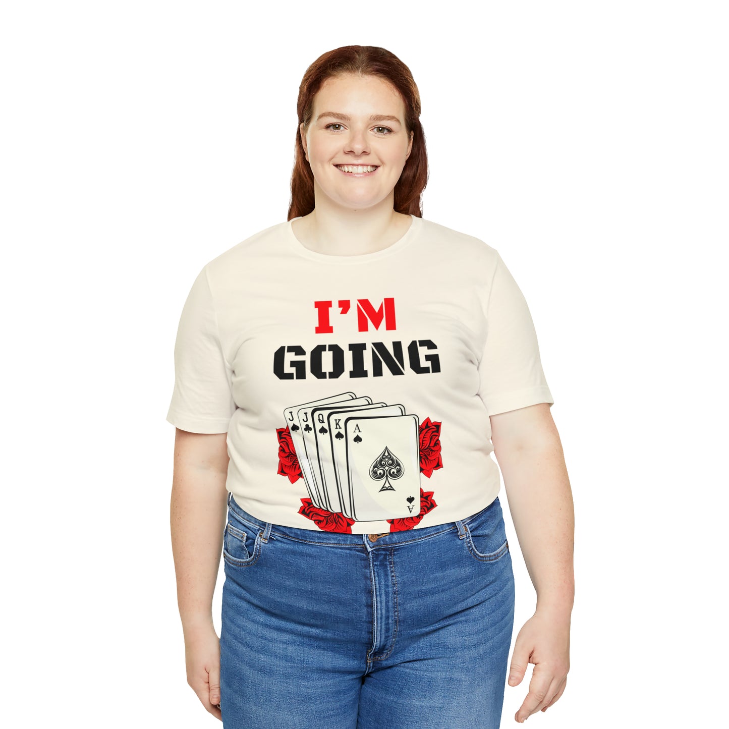 "I'm Going Alone" Euchre Short Sleeve Tee