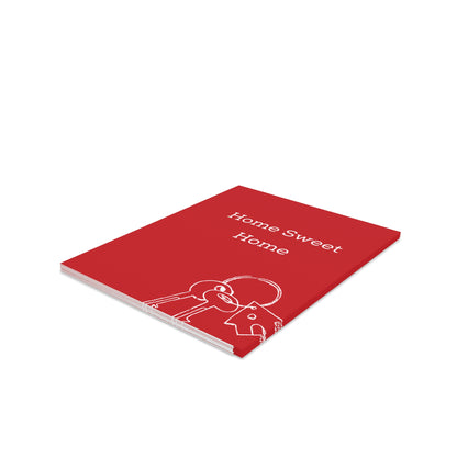 "Home Sweet Home" Red - Cards for Real Estate Agents (8, 16, and 24 pcs)