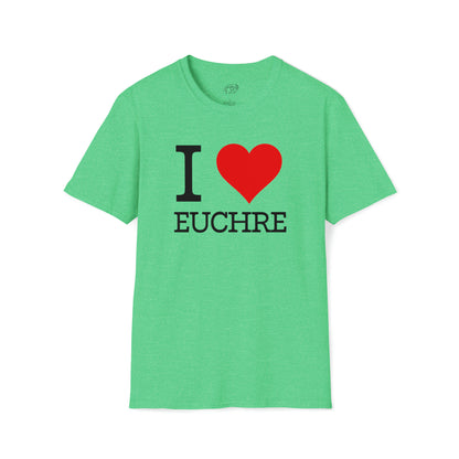 "I ❤️ Euchre" T-Shirt