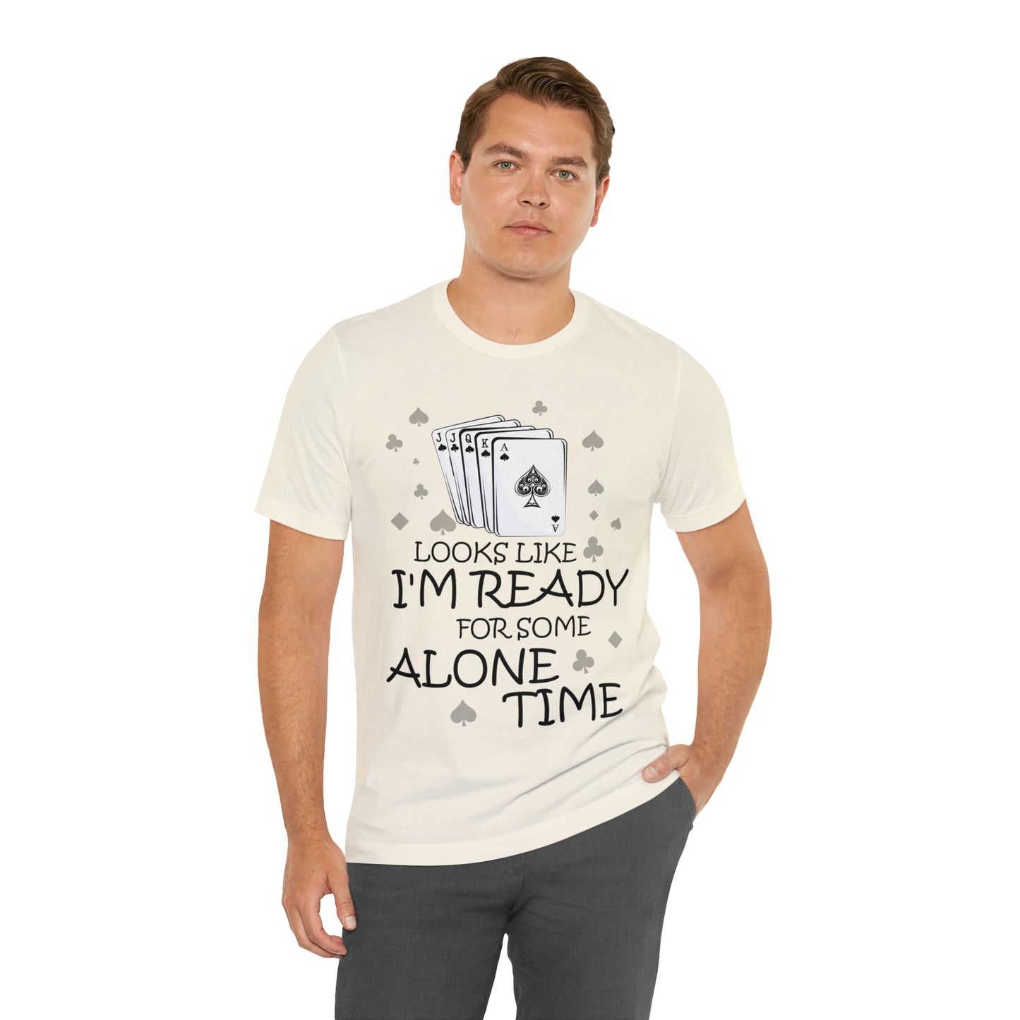 "Alone Time" Euchre Short Sleeve Tee