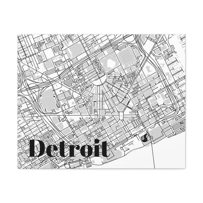 Detroit (Downtown) Canvas