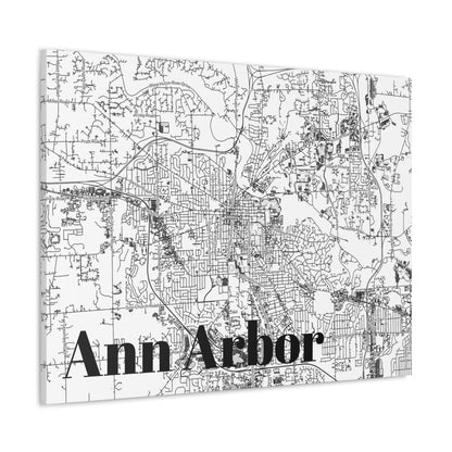 Ann Arbor (City) Canvas