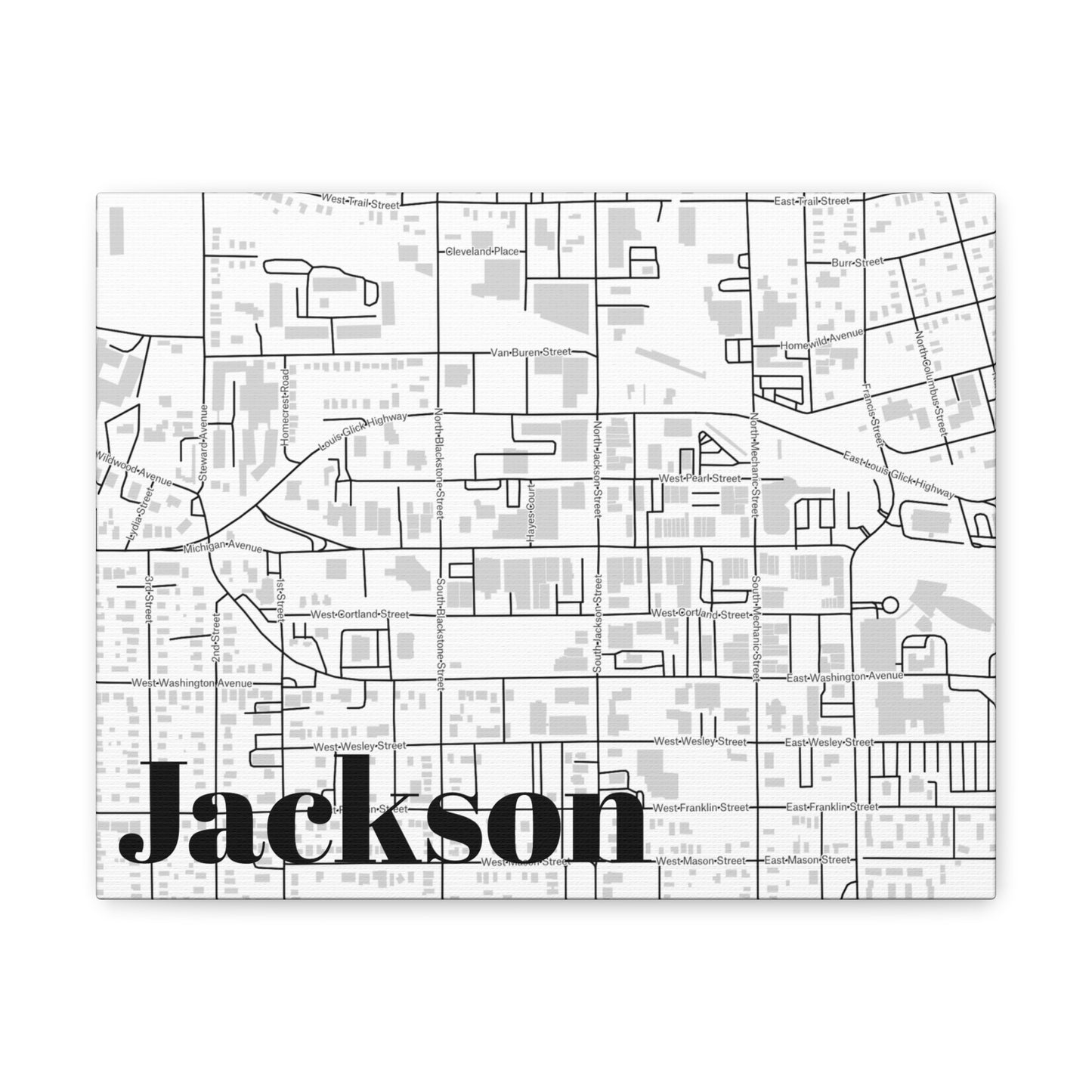 Jackson (Downtown) Canvas