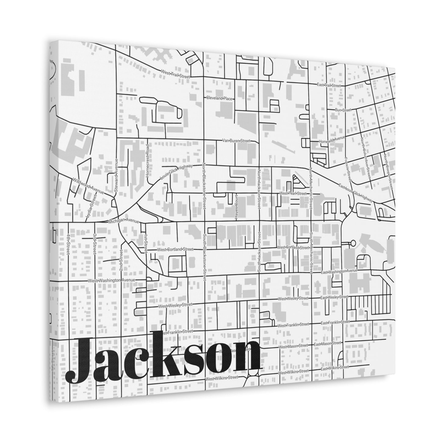 Jackson (Downtown) Canvas