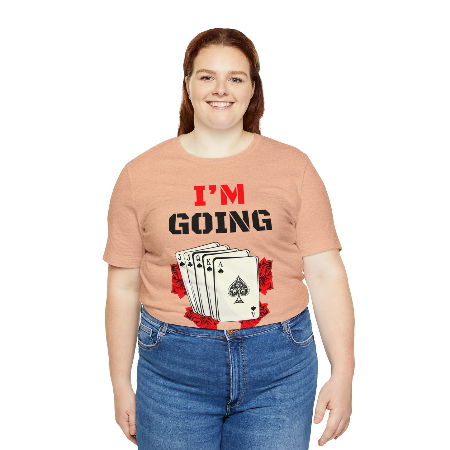 "I'm Going Alone" Euchre Short Sleeve Tee