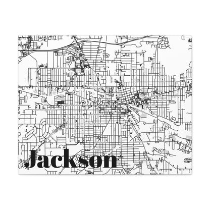 Jackson (City) Canvas