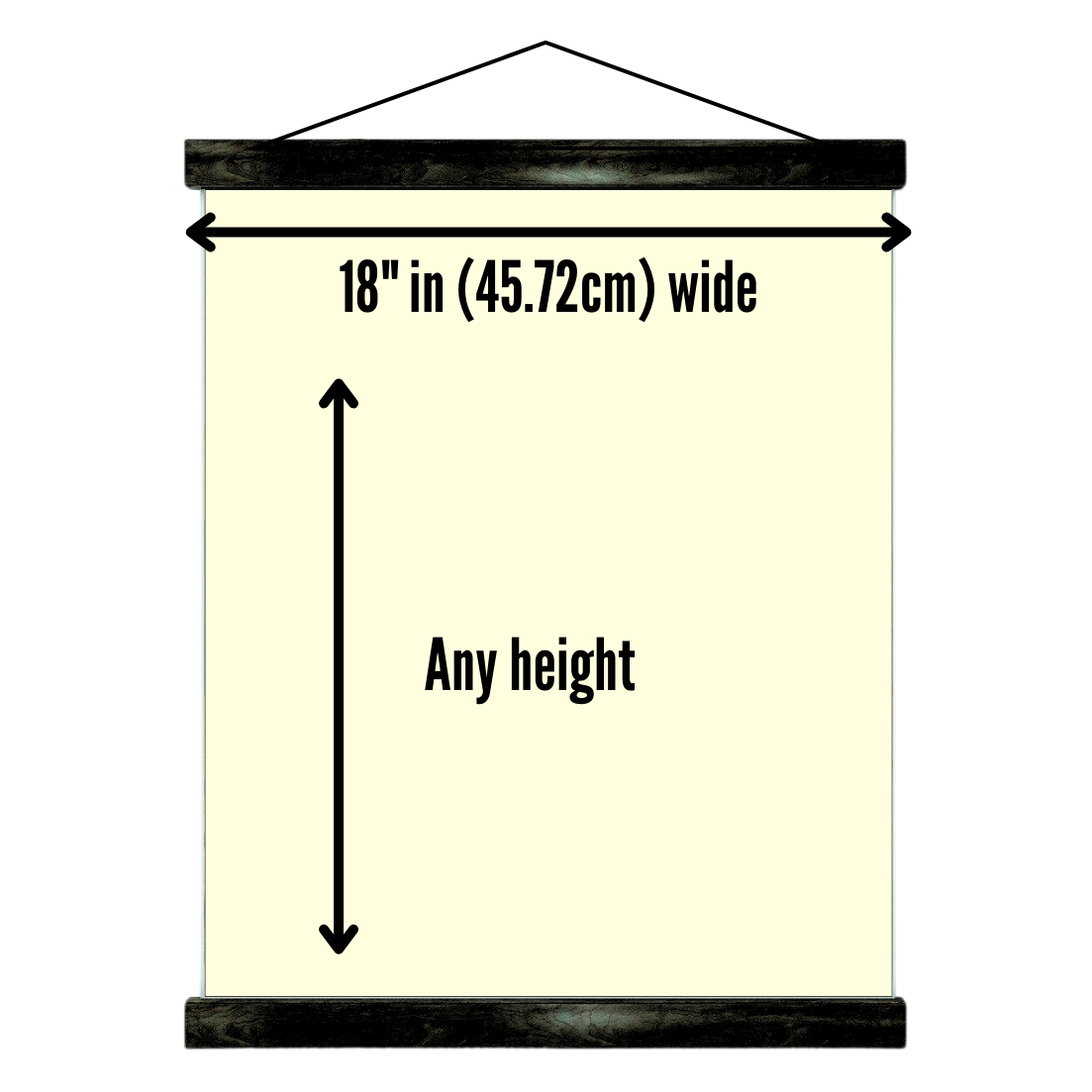 Magnetic Scratch Off Poster Frame